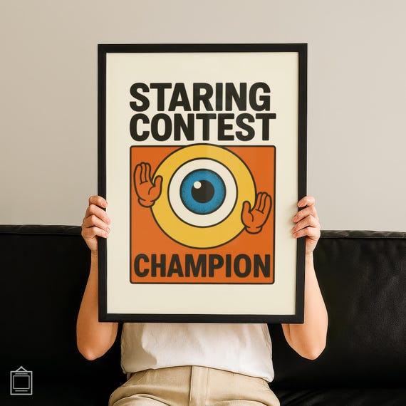 Funny Ironic Wall Art Poster Modernism Print Artful Typography Giftful Homely Room Decor Minimal Quote Printed Artwork No 69