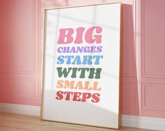 Affirmation Poster Therapist Wall Art Homeschool Decor Mental Health Therapy Psychology Self Love