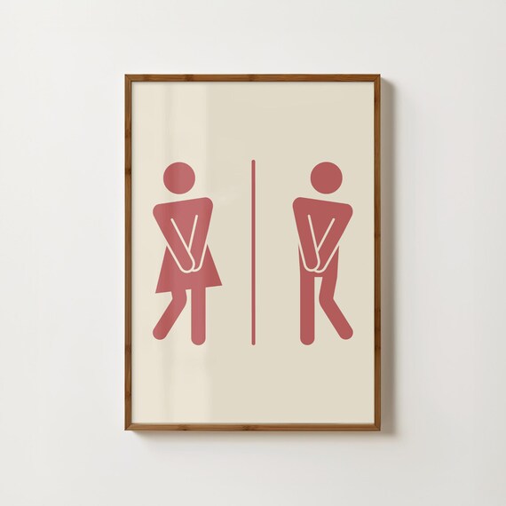 Toilet Sign For Bathroom Print Funny Toilet Prints Bathroom Wall Art Bathroom Gallery Wall Print Trendy Toilet Wall Art Fun Bathroom Posters