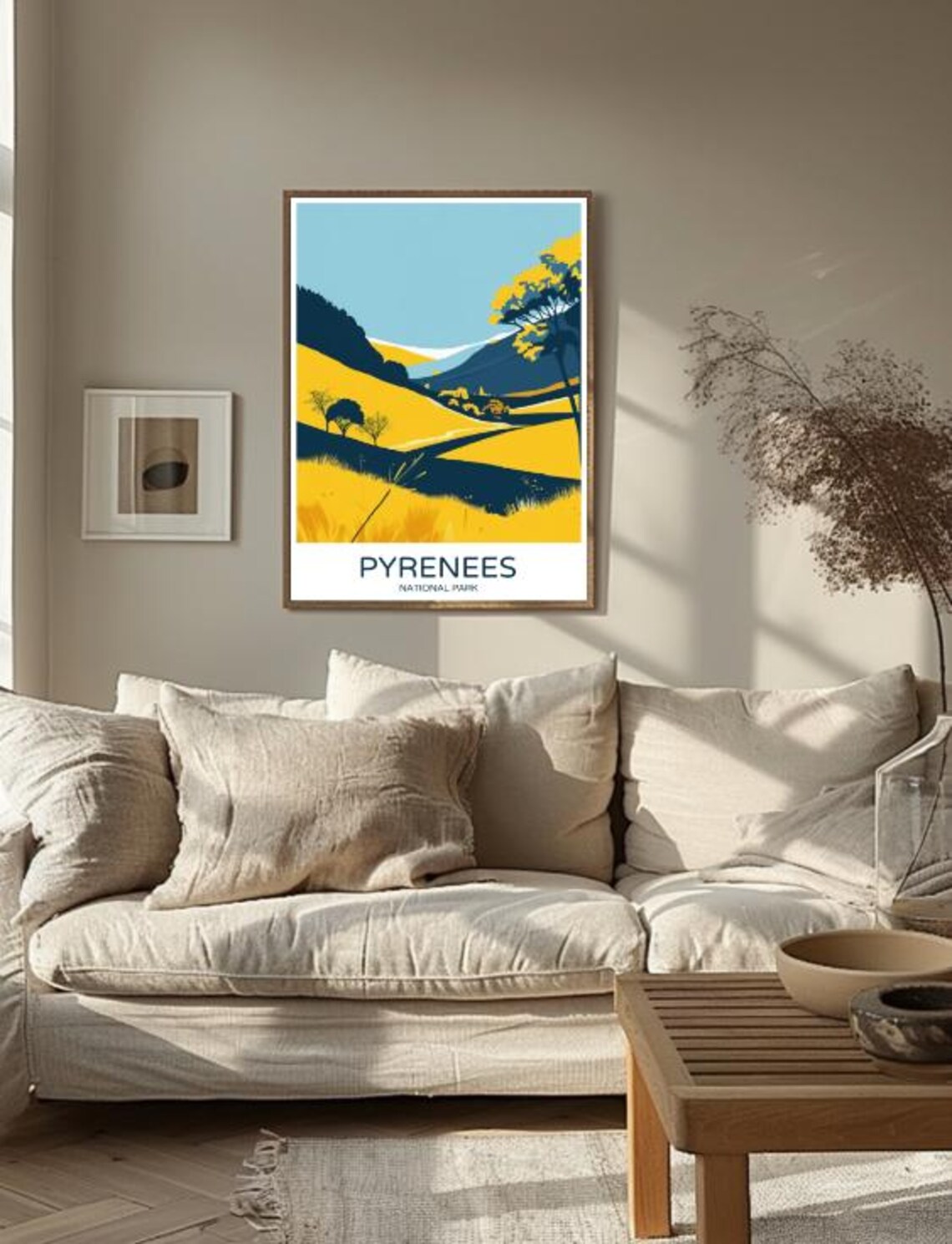 Parc National Des Pyrenees Travel Posterfrench Mountain Landscape Wall Art Nature Print France National Park Decor Hiking Adventure Art - Image 3