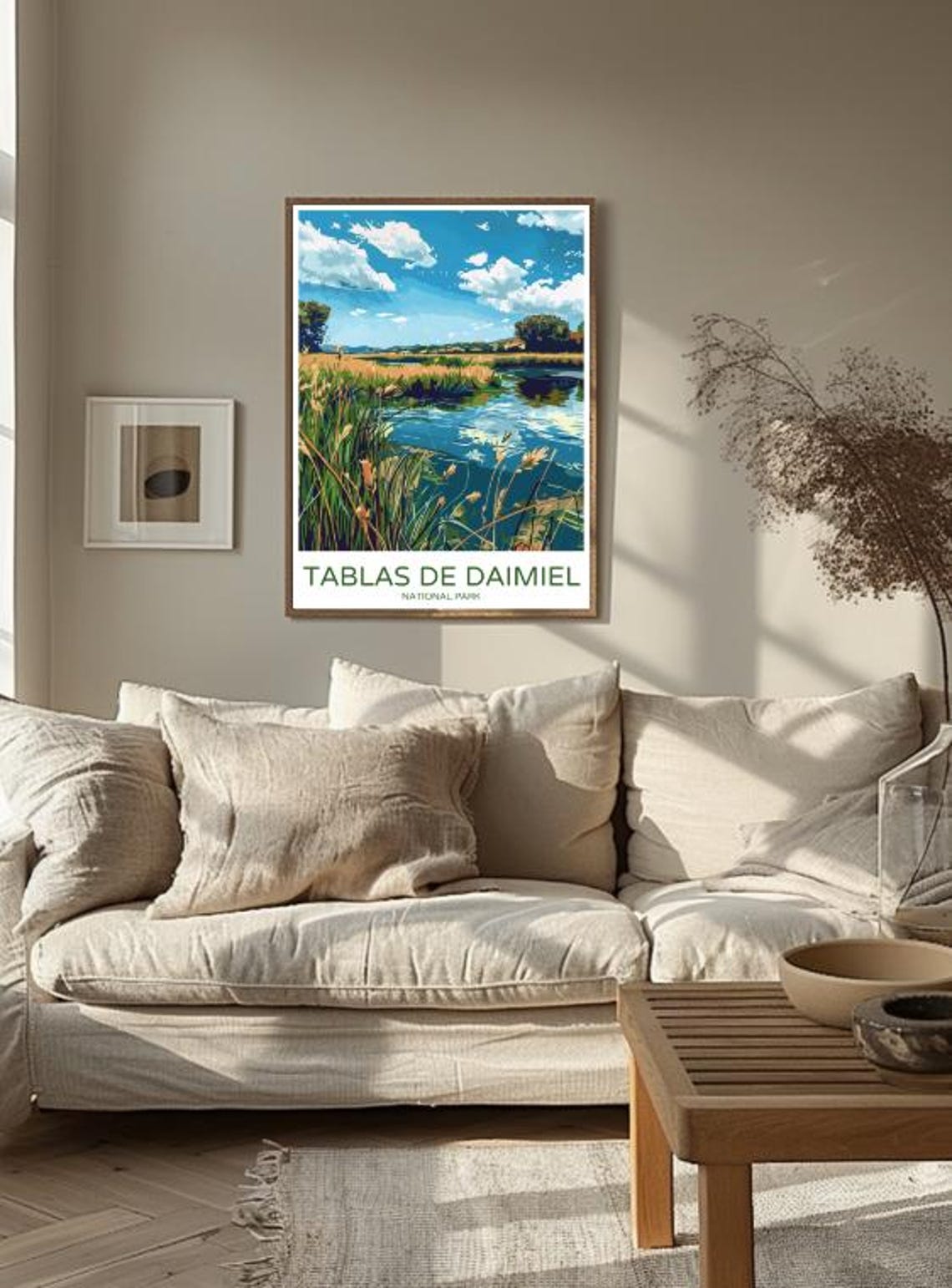 Tablas De Daimiel National Park Spain Wetlands Reeds Sky Travel Poster - Image 3