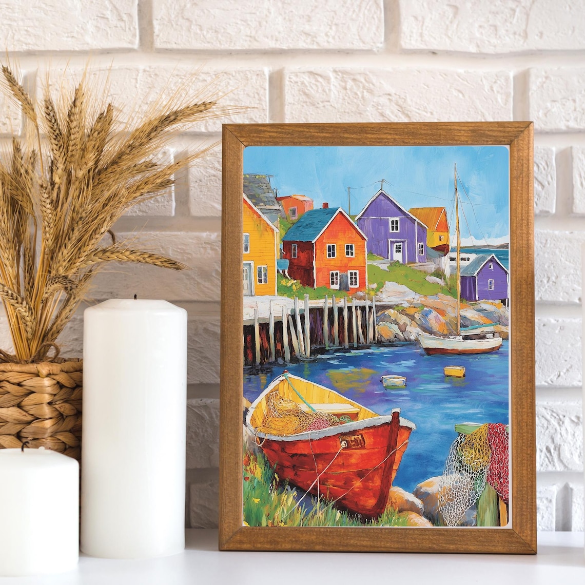Newfoundland Coastal Seascape Art Print, Canada - Image 3