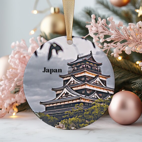 Japan Castle Pagoda Historic Landmark Travel Souvenir Art Poster