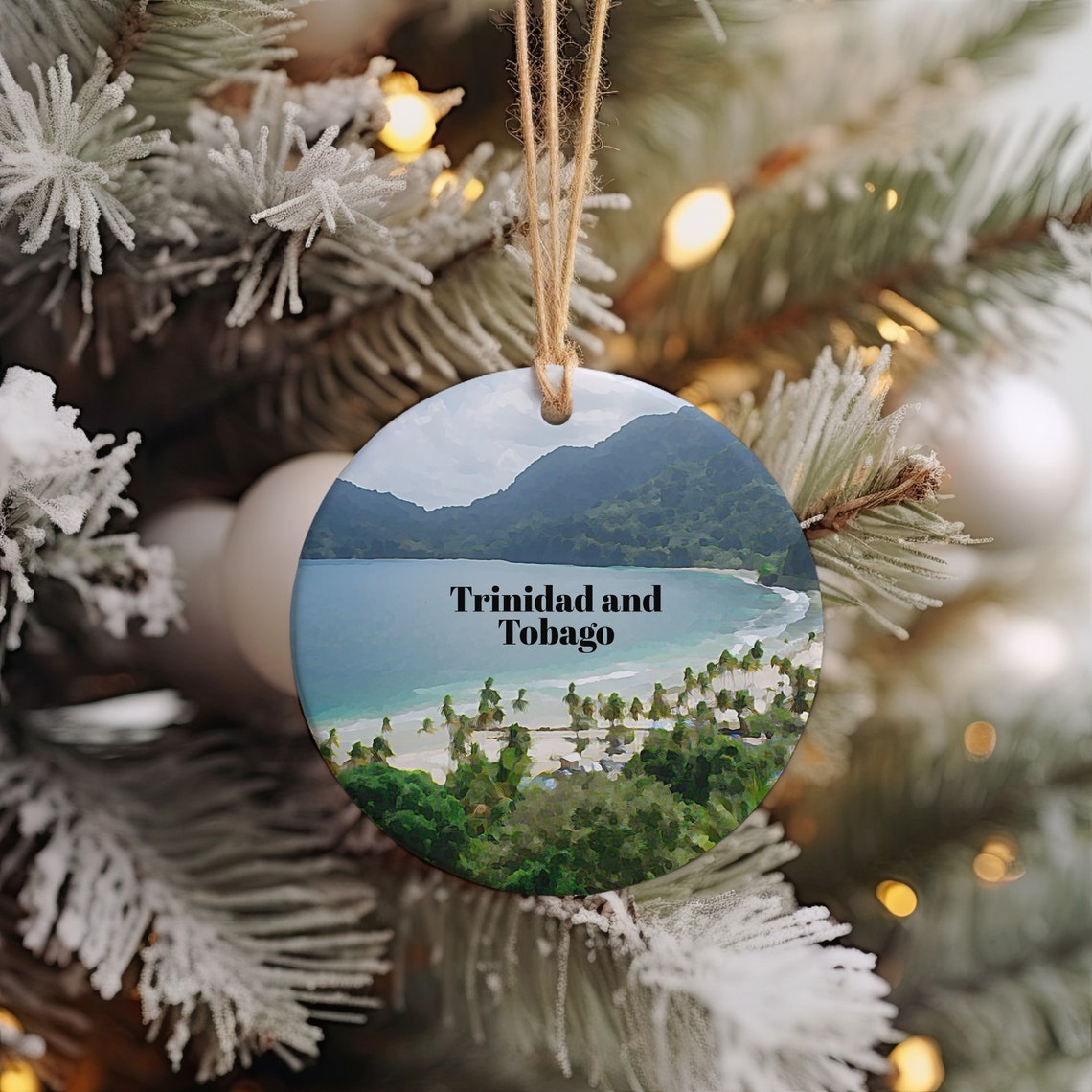 Trinidad and Tobago Tropical Beach Island Keepsake Art Print