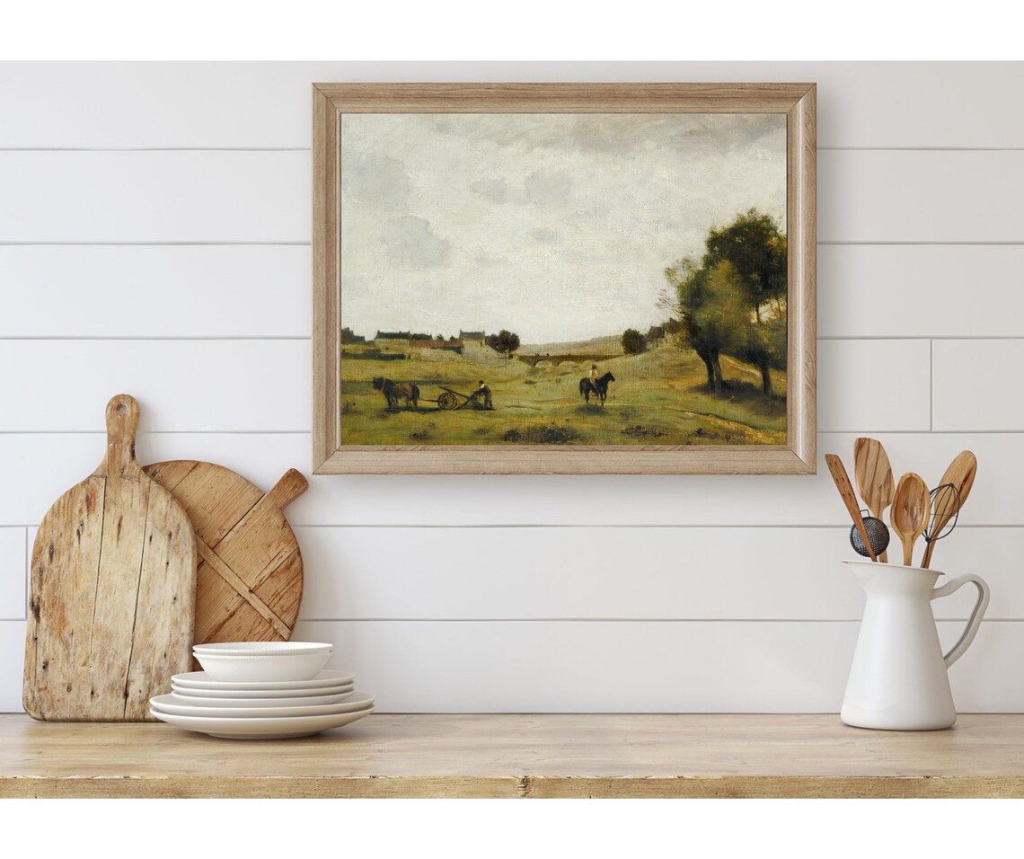 Farming The Fields Vintage Farmhouse Art Print - Image 3