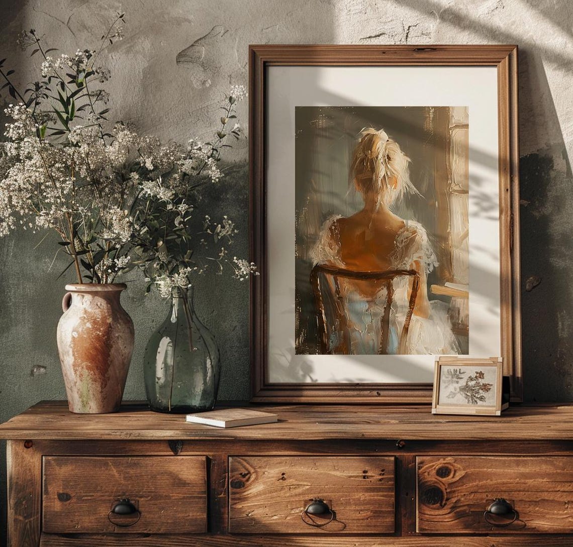 Bride In White Gown Seated By A Sunlit Window Bridal Portrait Poster - Image 3