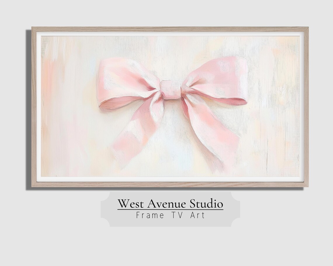 Pink Bow Valentines Day Art Print, Coquette Decor - Image 5