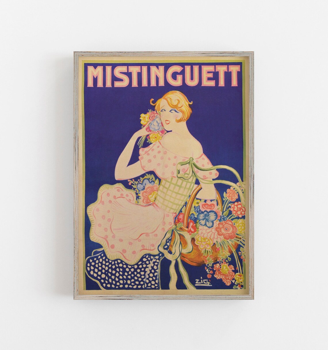 Mistinguett Vintage French Portrait Art Print