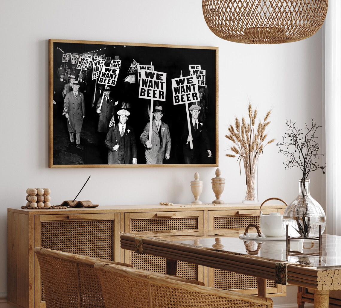 Prohibition Beer Protest Vintage Wall Art Print - Image 4