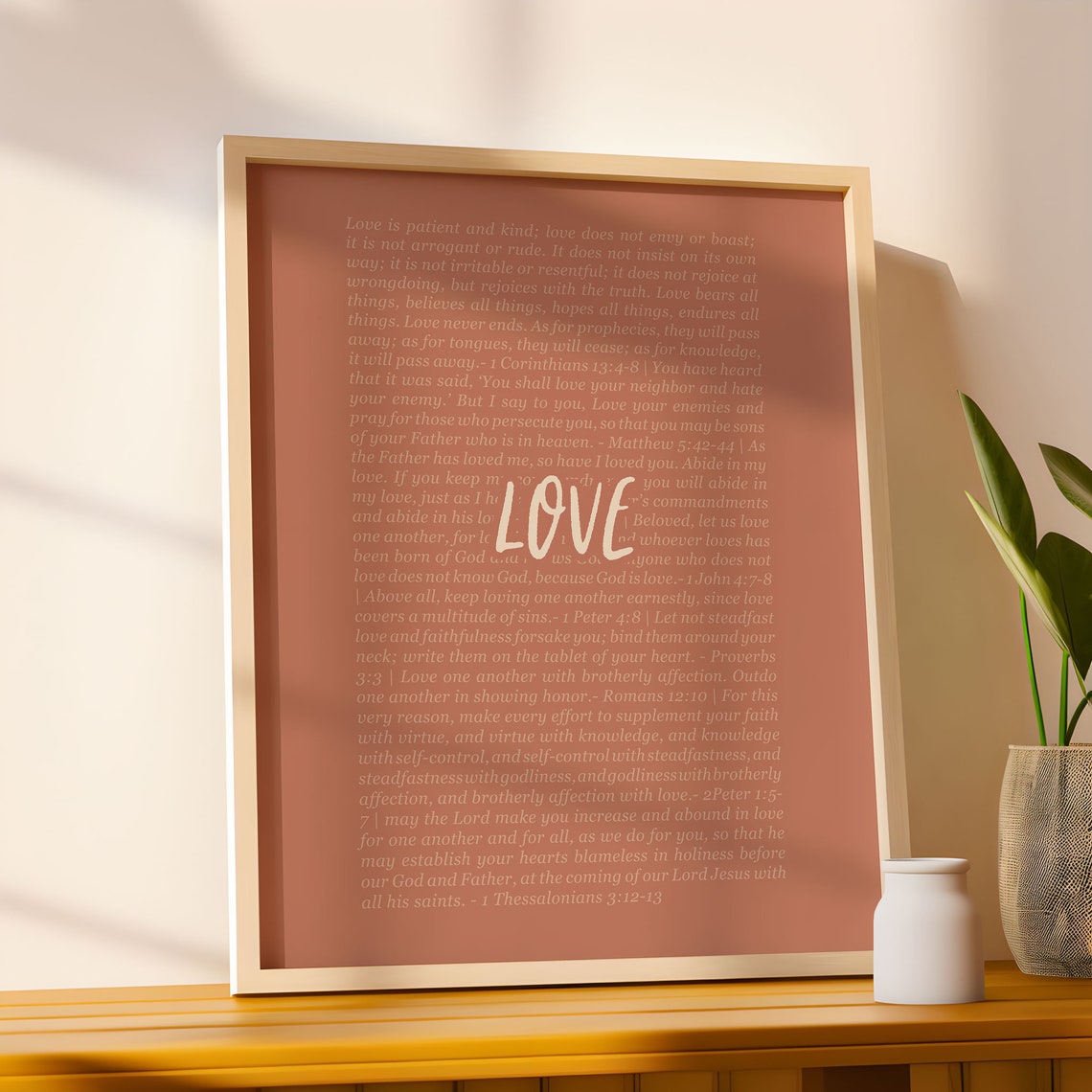 Love Fruit Of The Spirit Bible Verse Artwork Scripture Christian Poster Baby Nursery Home Decor Instant Print - Image 6