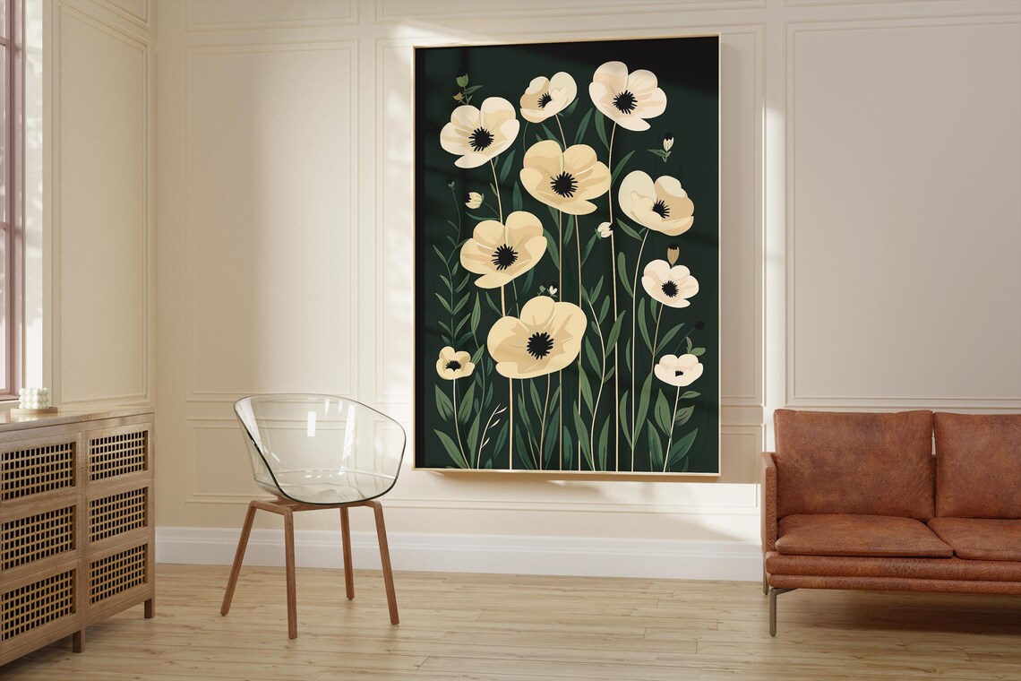 Minimalistic Botanical - Vintage Travel Poster - Image 2