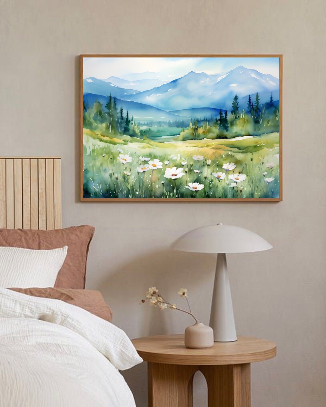 Eagle Mountain Minnesota Watercolor Art Print - Image 2