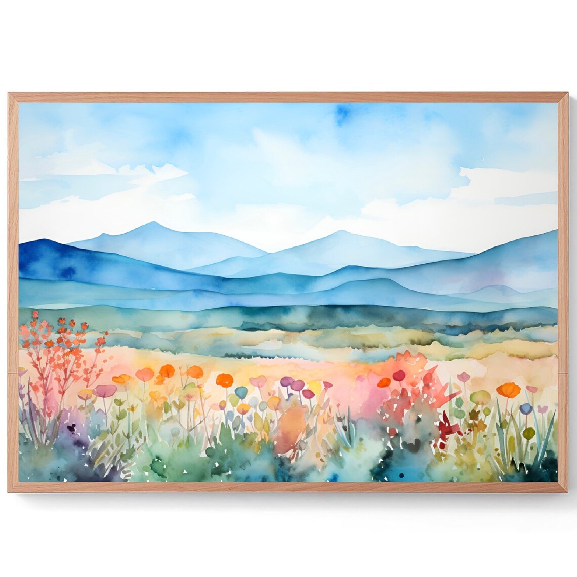 Blue Ridge Mountains National Park Art Print