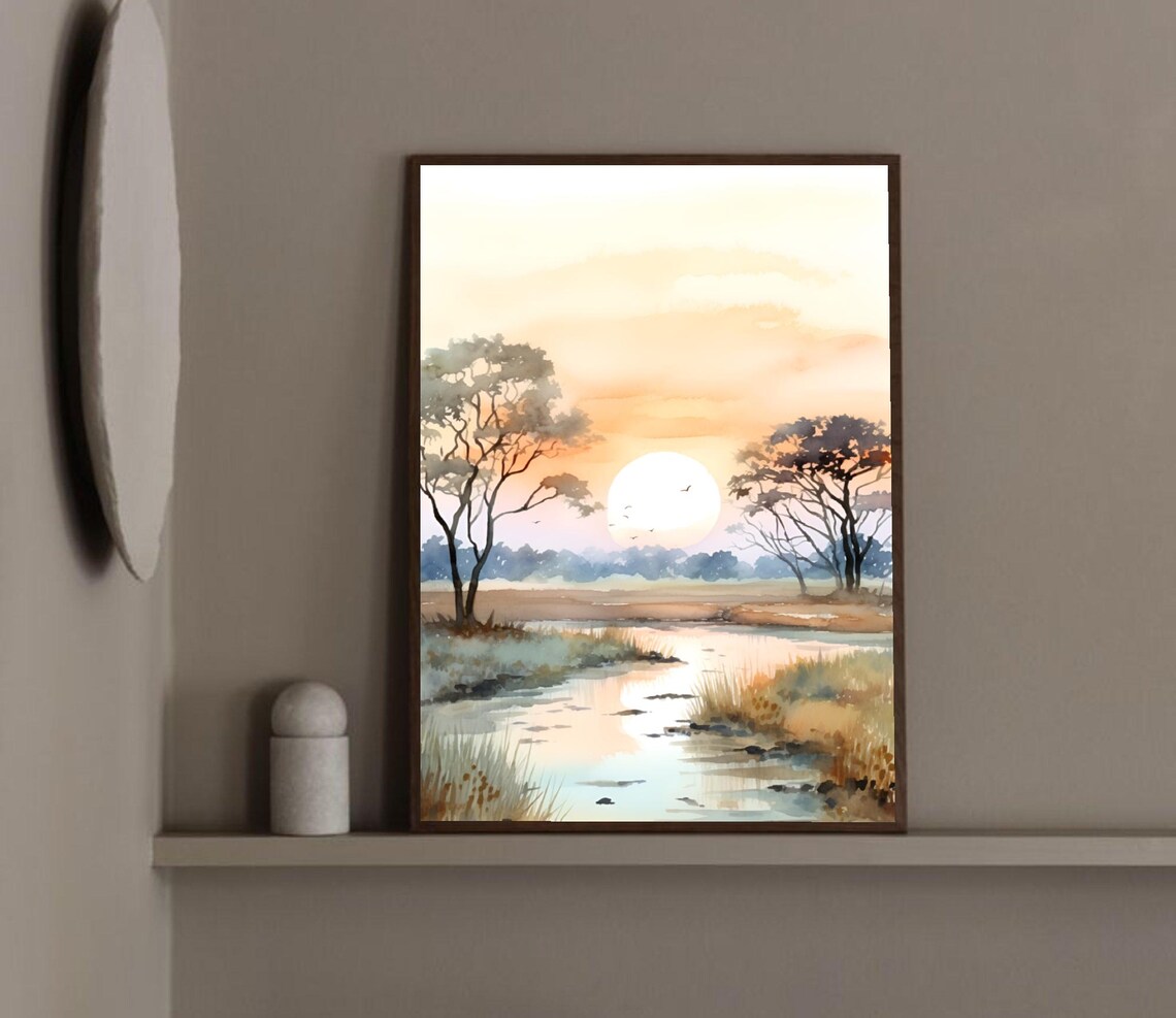 Biscayne National Park Watercolor Art Print - Image 2