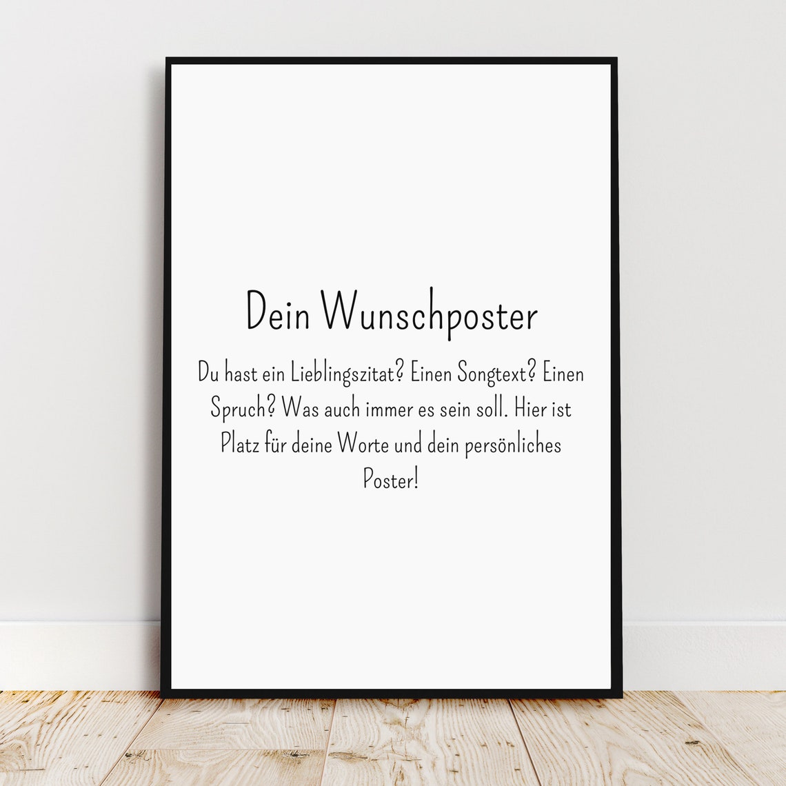 Create Your Own Custom Text Poster Personalized Quote Wall Decor