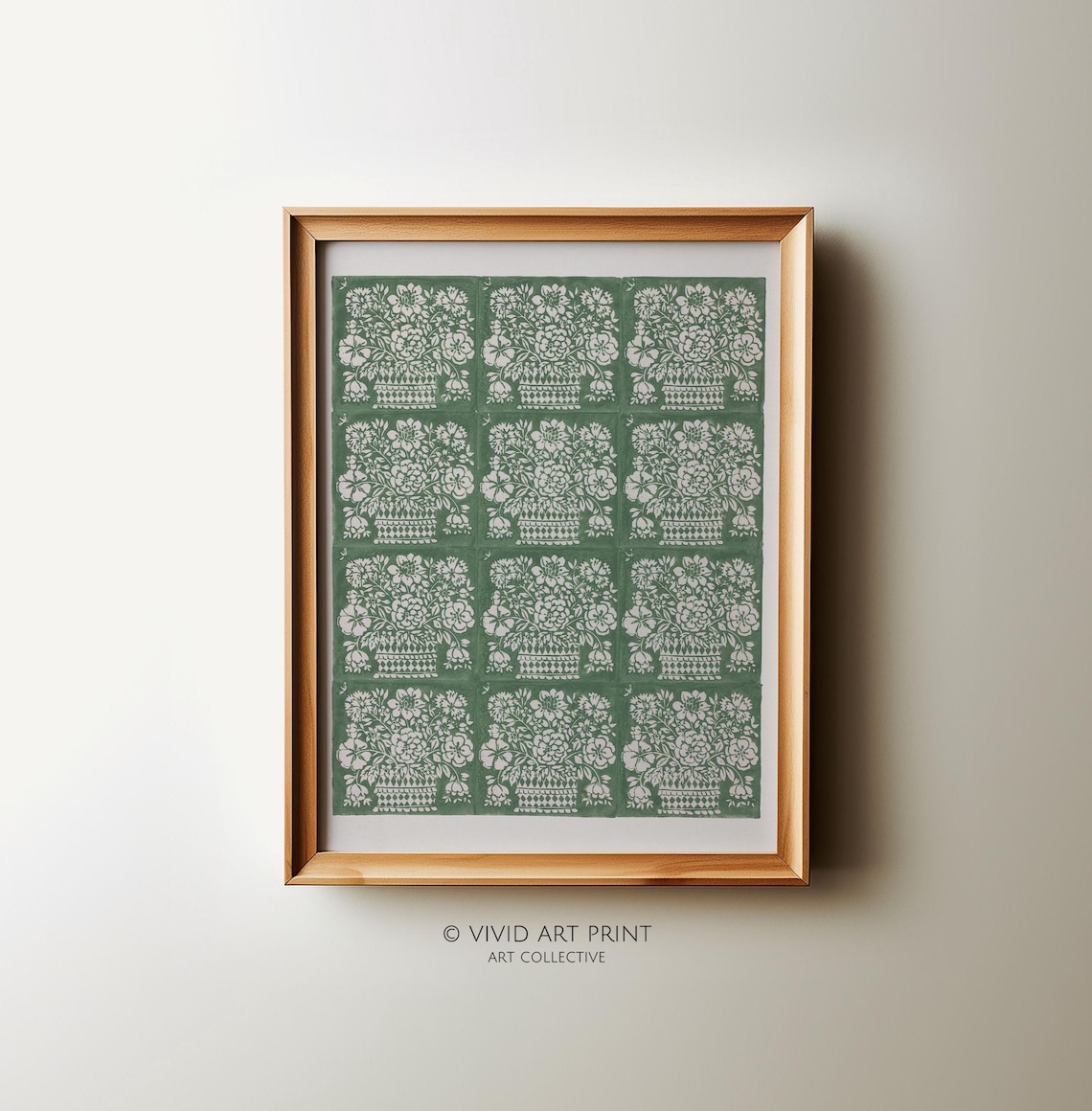 Antique Botanical Pattern, Vintage Cottage Core Floral