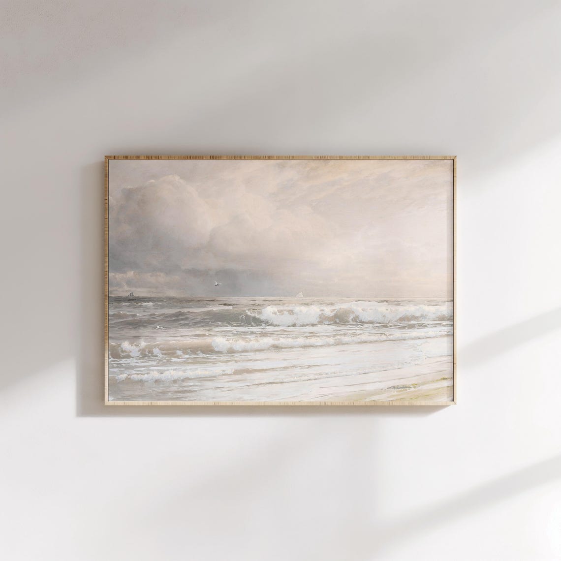 Ocean Landscape Wall Art Vintage Seascape Moody Nursery Home Decor Vivid Art Print Wr 316 - Image 2