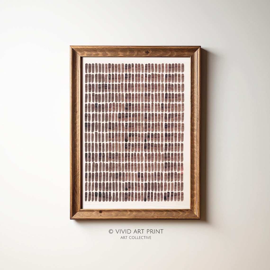 Modern Abstract Pattern, Vintage Minimalist Meditative Strokes