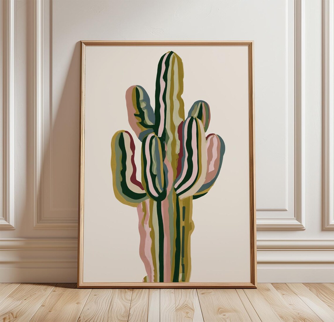 Saguaro Cactus Desert Wall Art Print