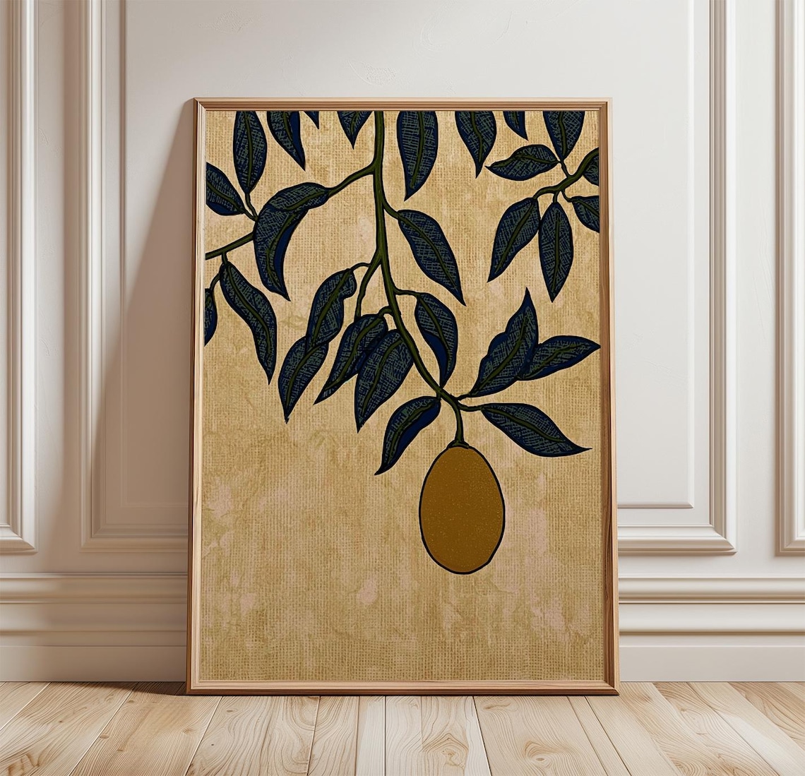 Yuzu Fruit Botanical Citrus Art Print