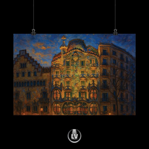 The Magic Of Casa Batll Vibrant Wall Decor Home Unique Gifts Gallery Art Contemporary Apacs 114