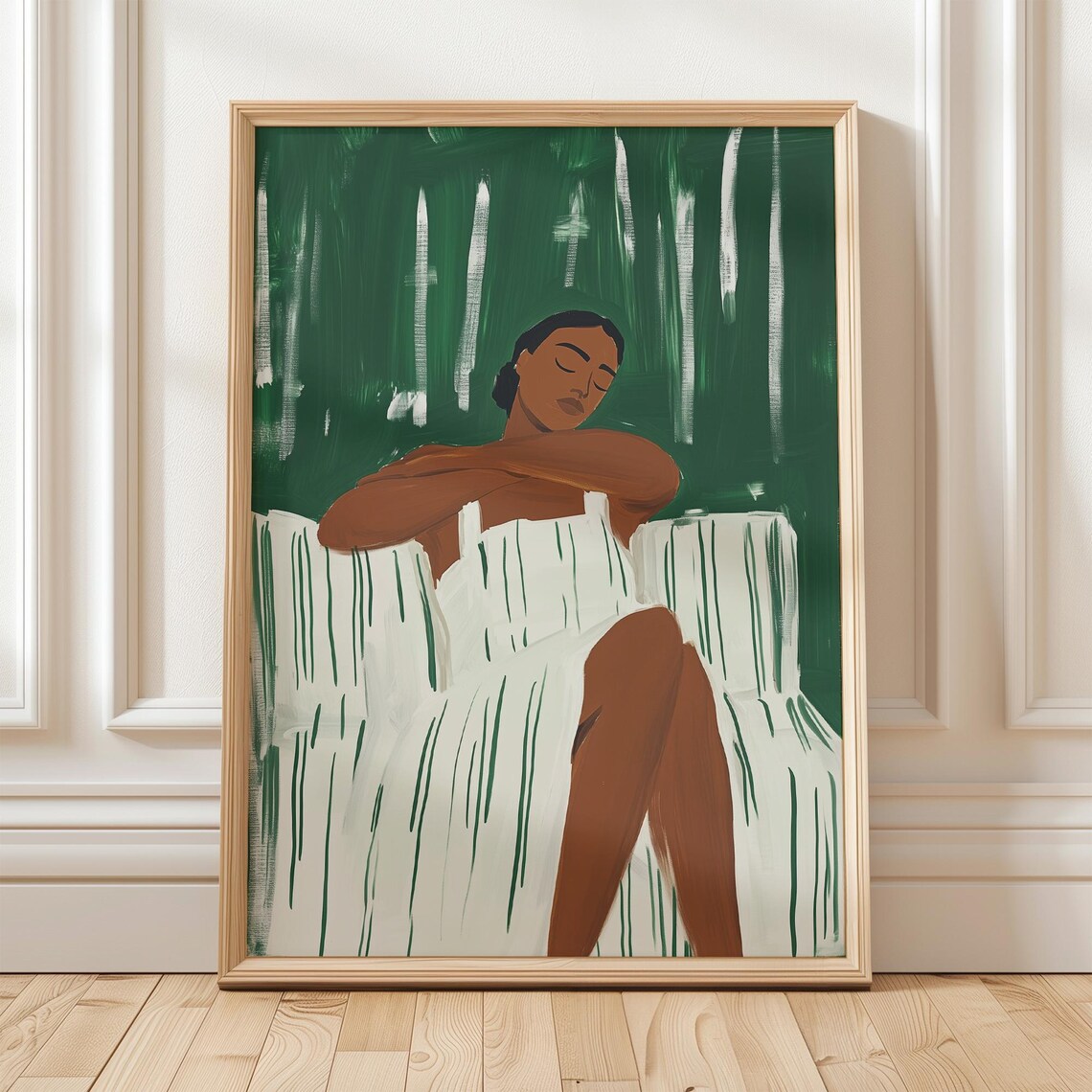 Elegant Woman Minimalist Art Print, Feminine Decor - Image 4