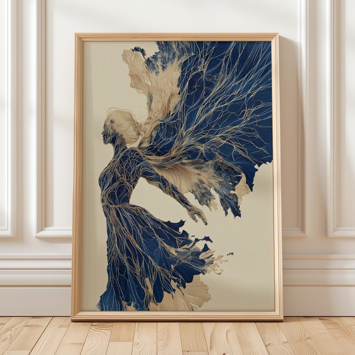 Abstract Woman, Modern Minimalist Art Print