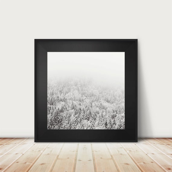 Winter Mountain Print, Lake Königssee Bavaria