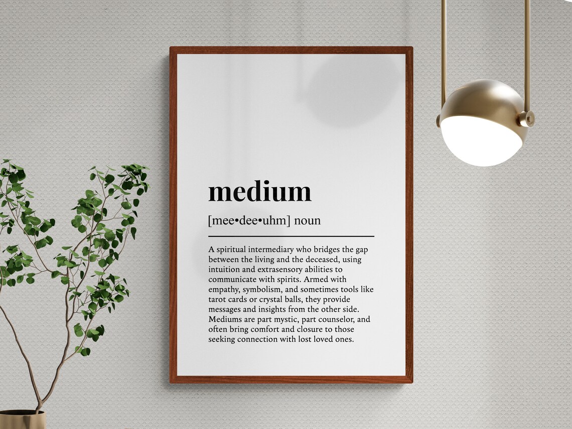 Medium Funny Definition Job Work Gift Wall Art Print - Image 3