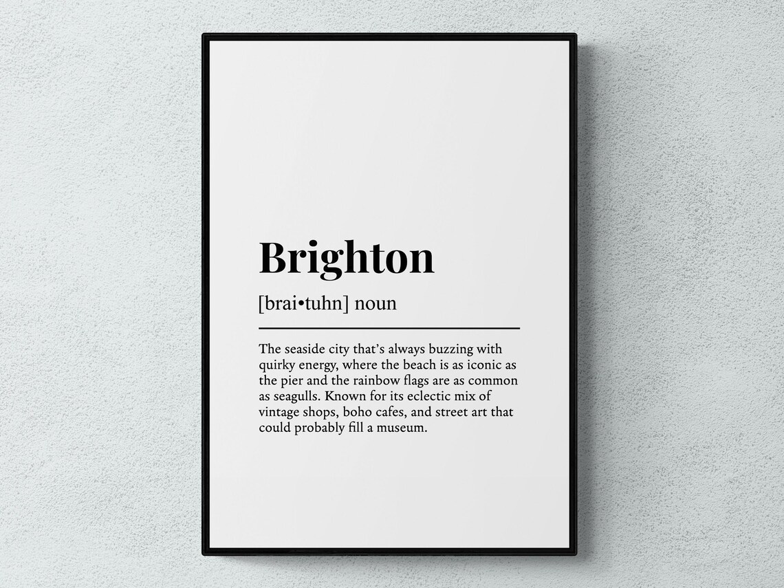 Funny Definition Humor Typography Art Print