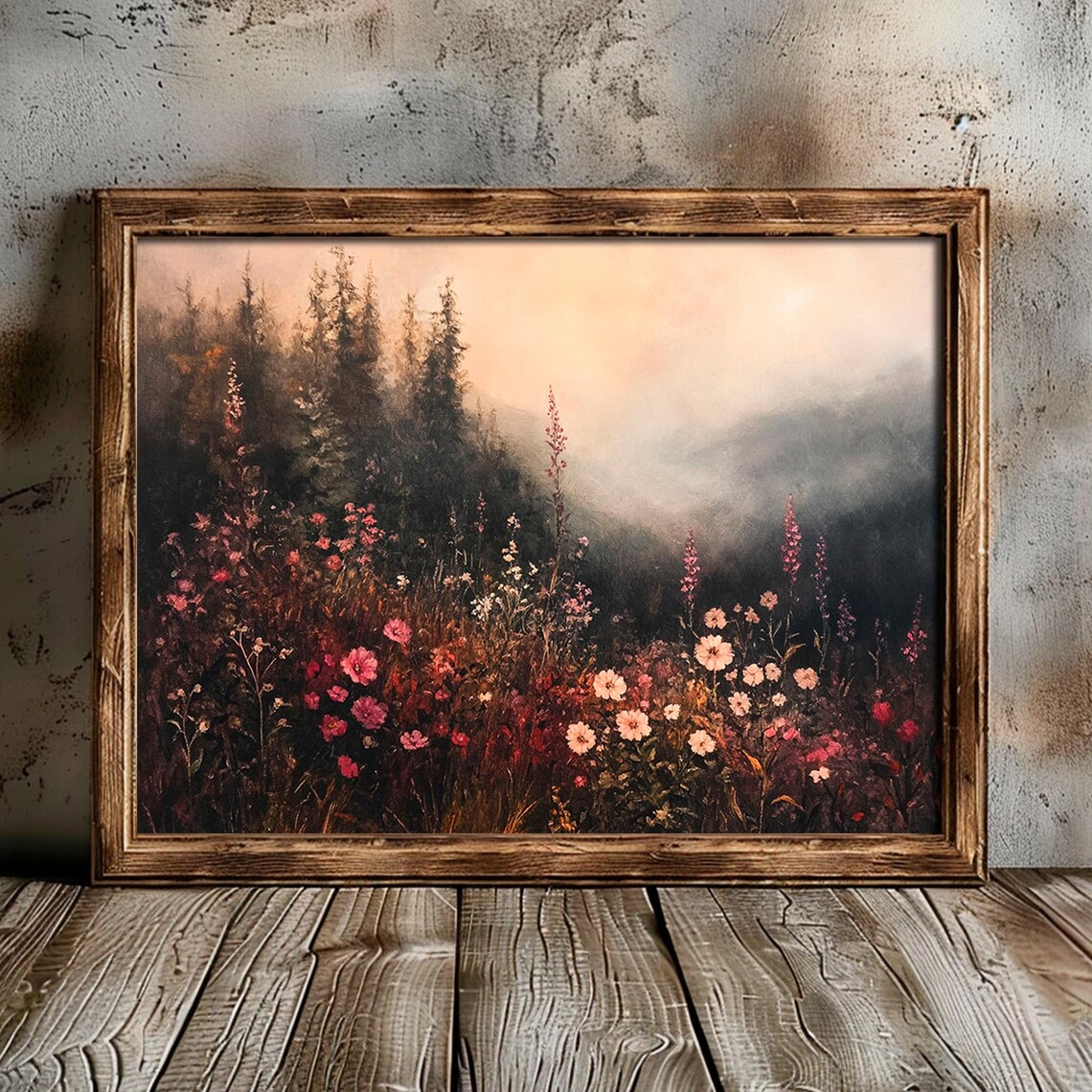 Vintage Fall Floral Prints, Moody Botanical Decor - Image 6