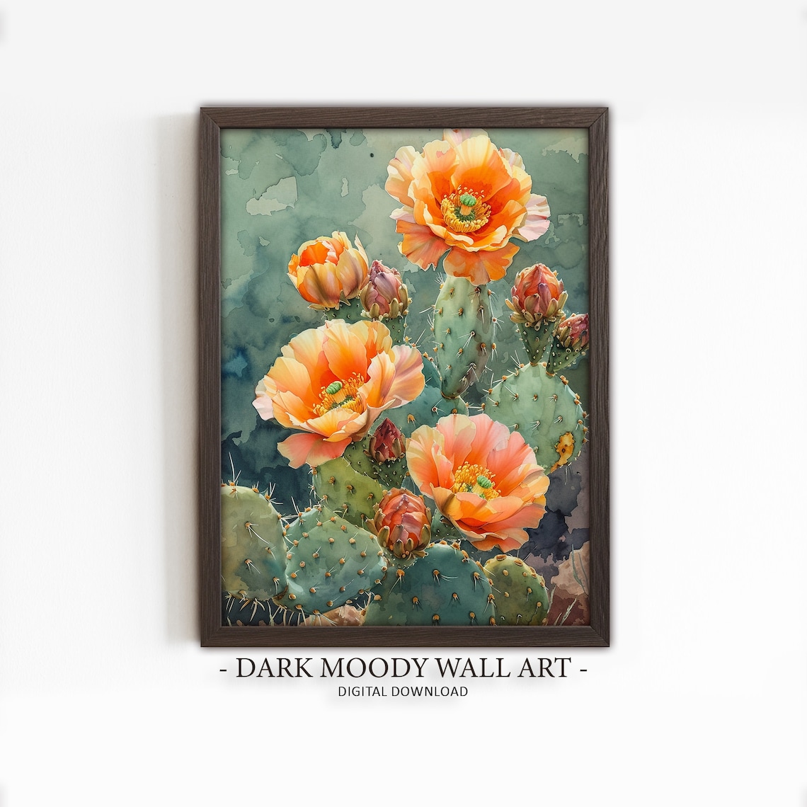 Mexican Cactus Flower Botanical Art Print