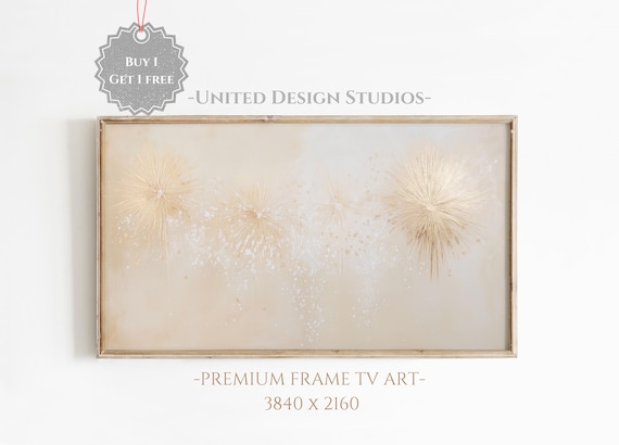 New Years Eve Abstract Firework Art Print