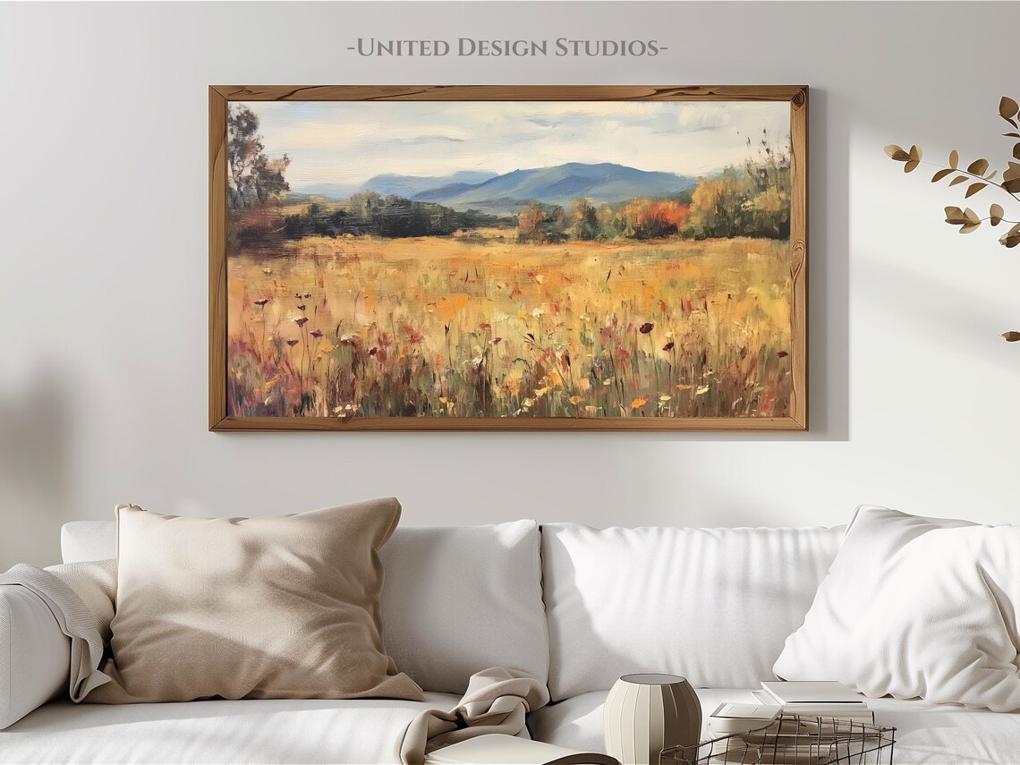 Fall Frame TV Art Set, Classic Autumn Landscape - Image 2