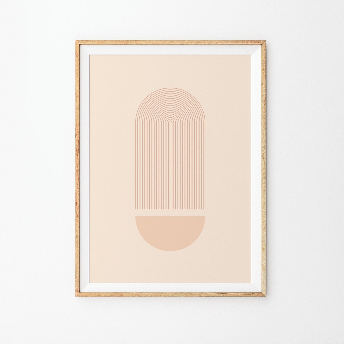 Boho Art Abstract Art Print Neutral Wall Art Modern Boho Print Geometric Wall Art Boho Print Decor Minimalist Print