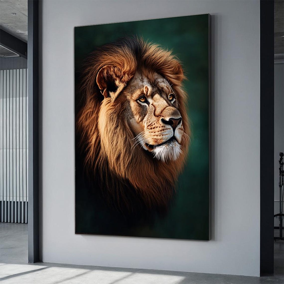 Lion Lion Painting Fashion Animal Print Lion Portrait Fashion Lion Art Contemporary Animal Art Animal Painting Art Prints