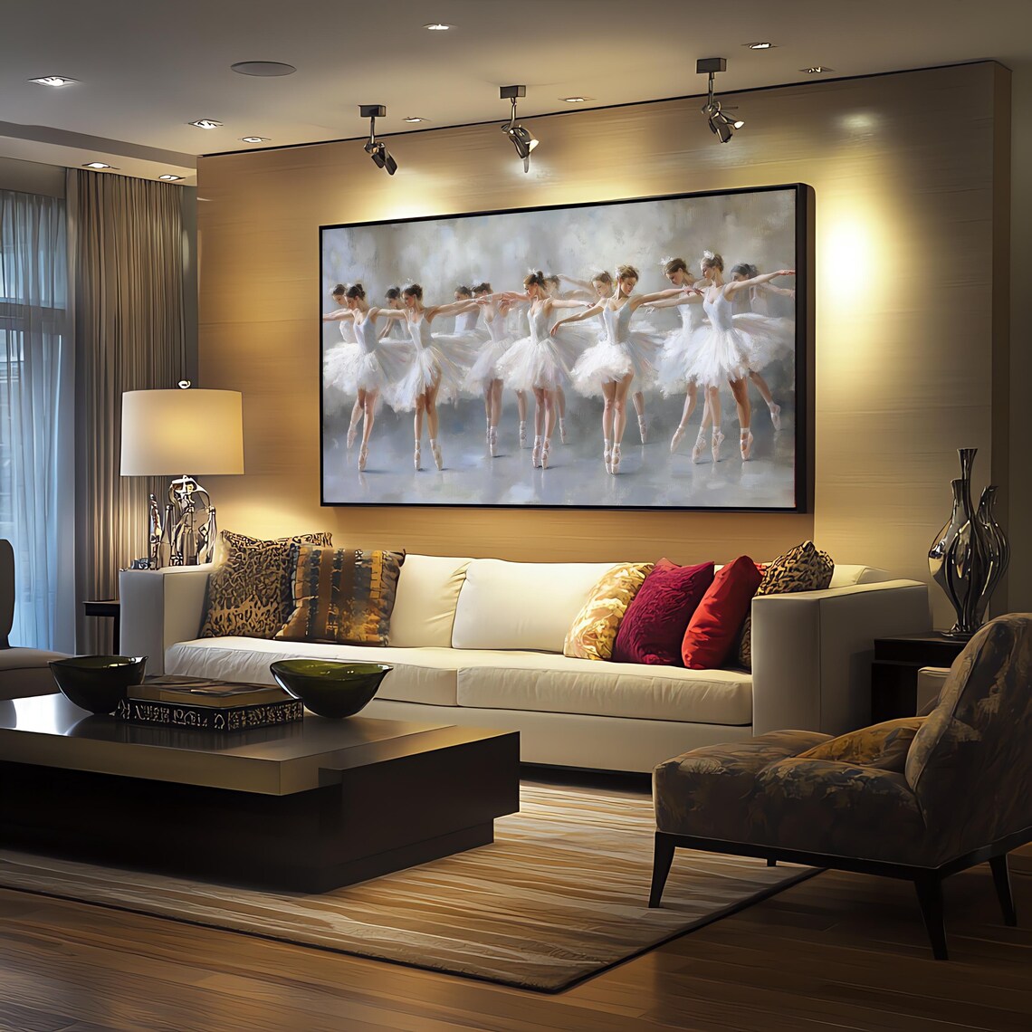 Ballerinas Art Print, Music Room Wall Art Decor