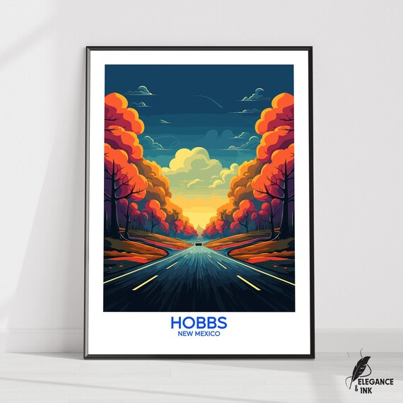 Hobbs Posterhobbs Travel Printhobbs Wall Arthobbs Decorhobbs Illustrationhobbs Art Gift Ideahobbs Wedding Anniversary