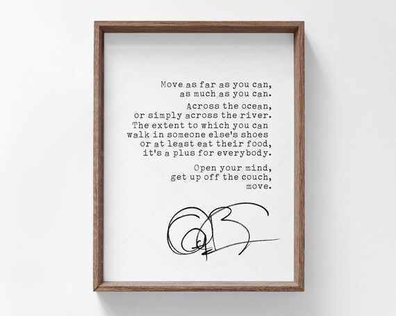 Anthony Bourdain Quote Print, Travel Quote Art Poster