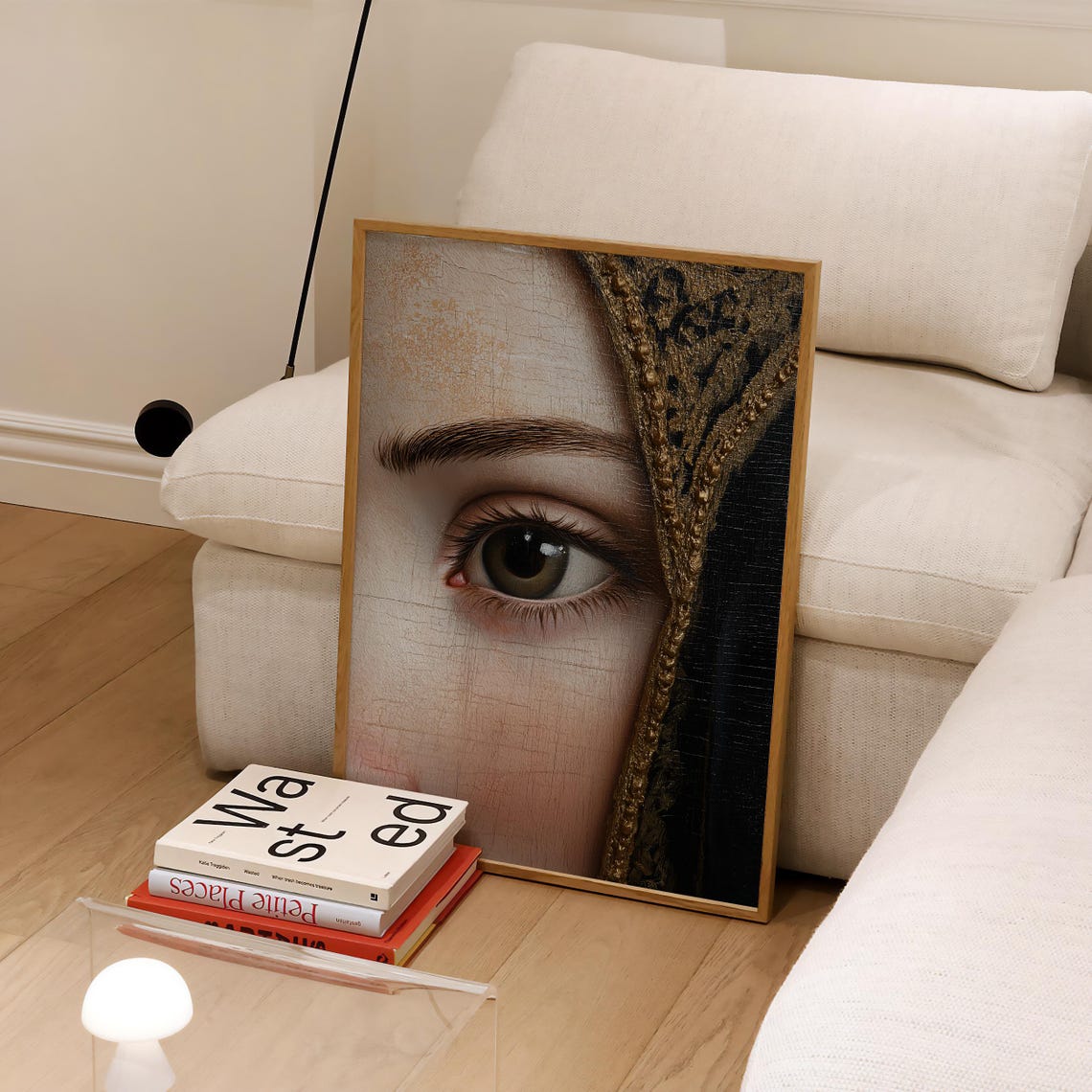 Renaissance Print Antique Painting Oil Painting Eye Painting Detail Renaissance Poster Oil Painting Print Museum Quality Poster Print - Image 2