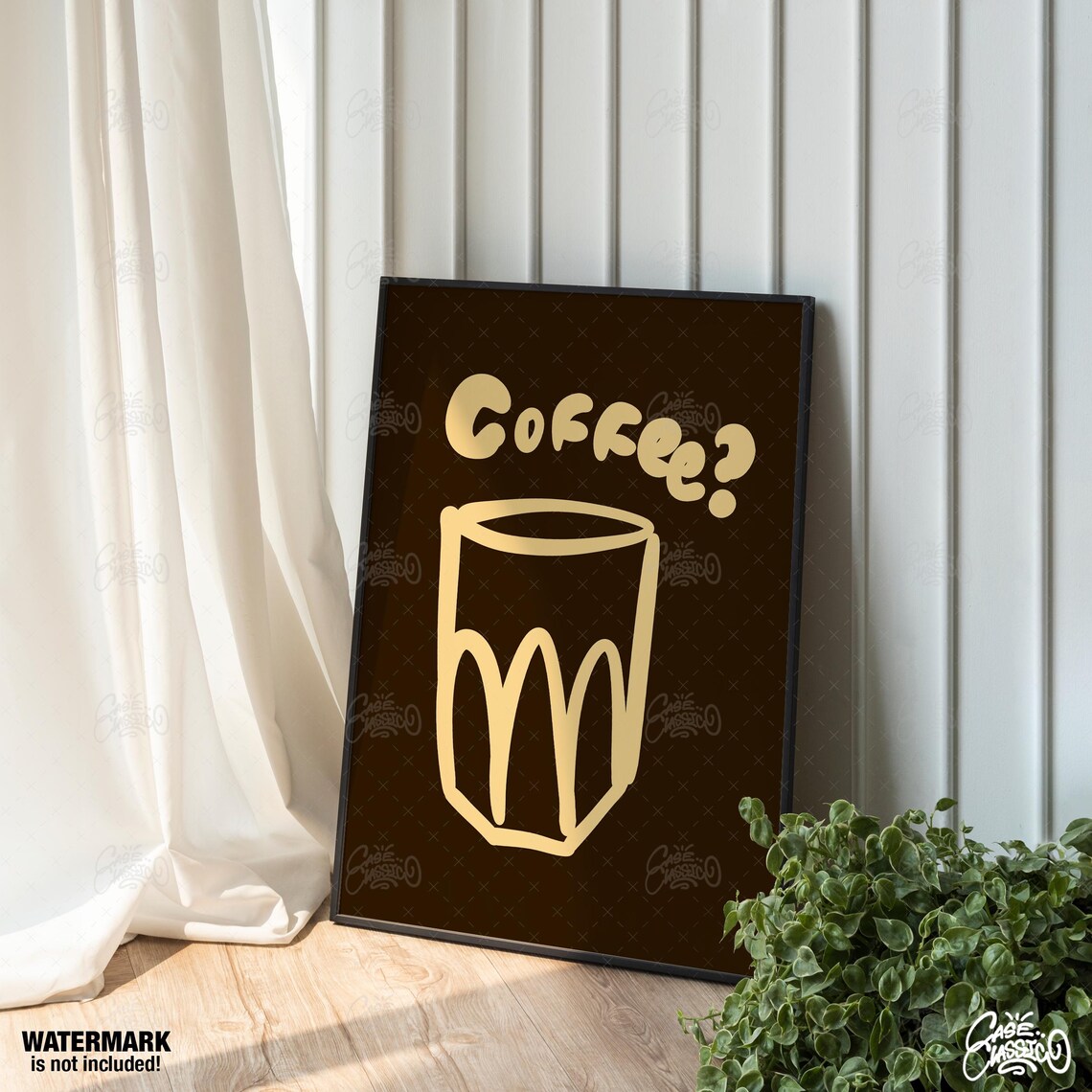 Coffee Poster, Minimalist Kitchen Wall Art - Image 4