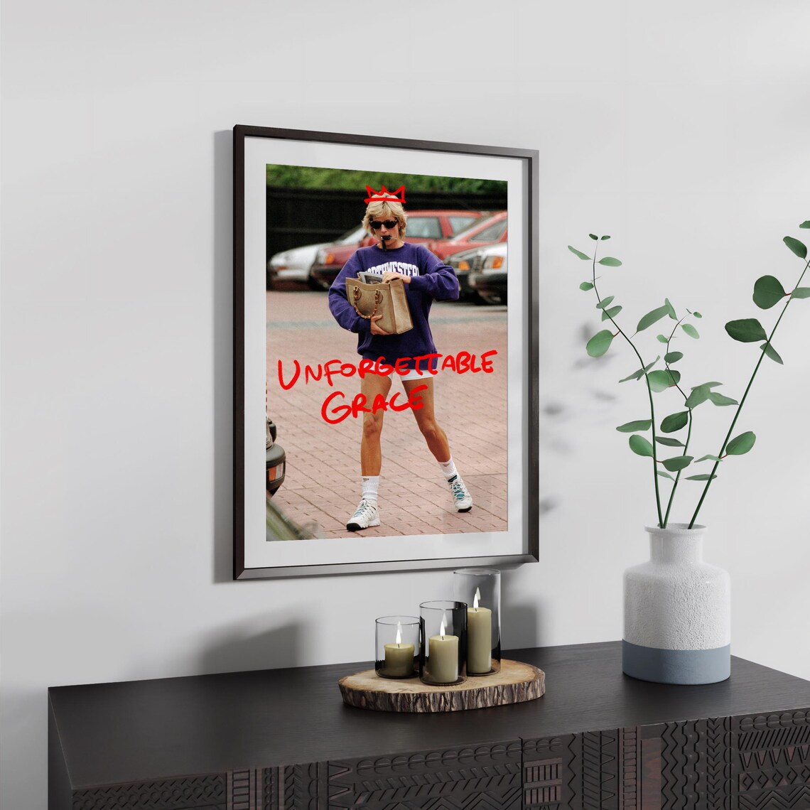Unforgettable Grace Photography Prints Princess Diana Quote Wall Art Lady Diana Princess Diana Print Museum Quality Photography Poster - Image 3