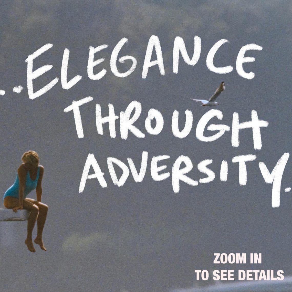 Poignant Cinematic Elegance Through Adversity Framed Photo Poster - Image 2