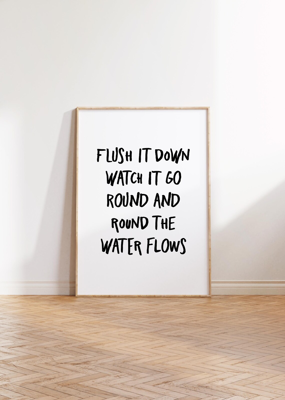 Funny Bathroom Quote - Bathroom Wall Art Print