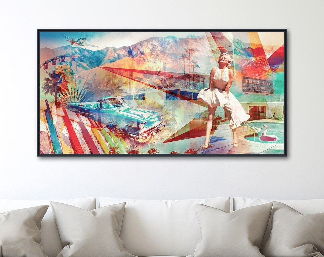 Palm Springs Mid-Century Modern Travel Poster
