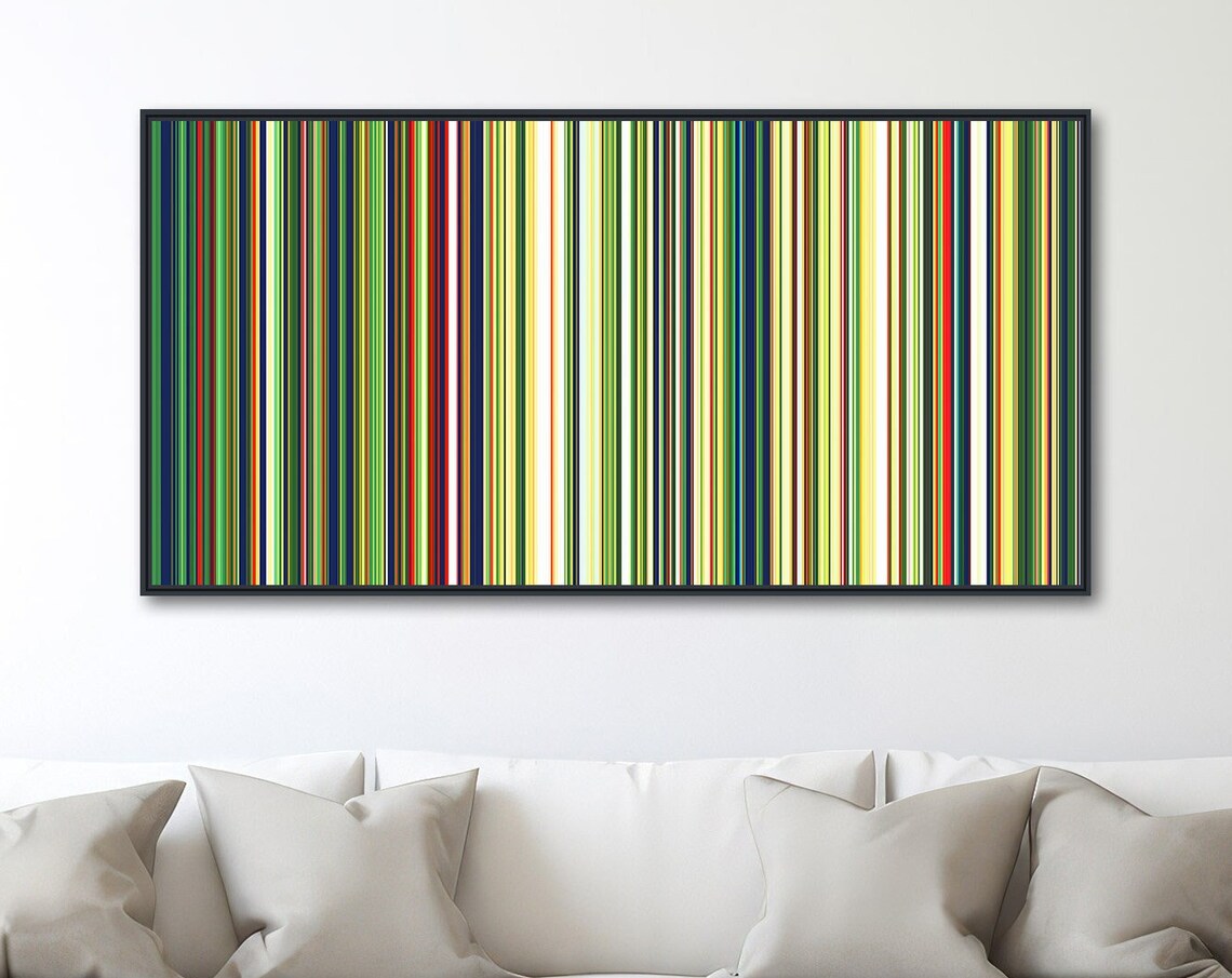 Mid-Century Modern Geometric Line Art Wall Art Print