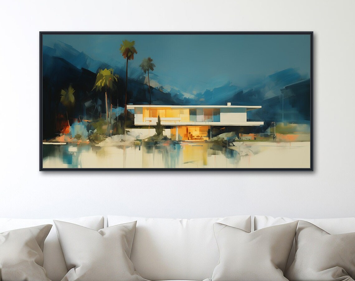 Palm Springs Retro Mid-Century Architecture Art Print