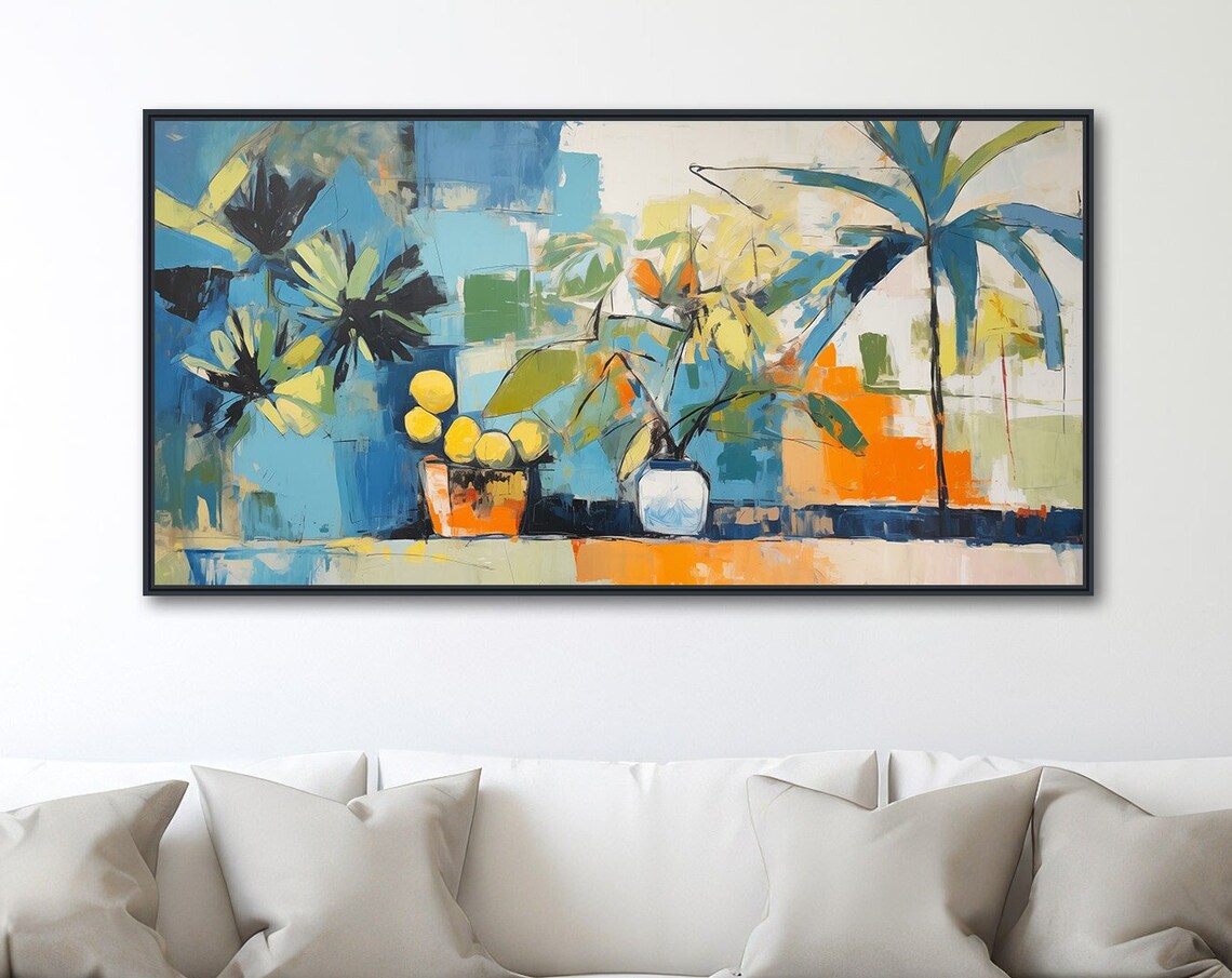 Mid Century Botanical Still Life, Palm Springs Wall Art Print