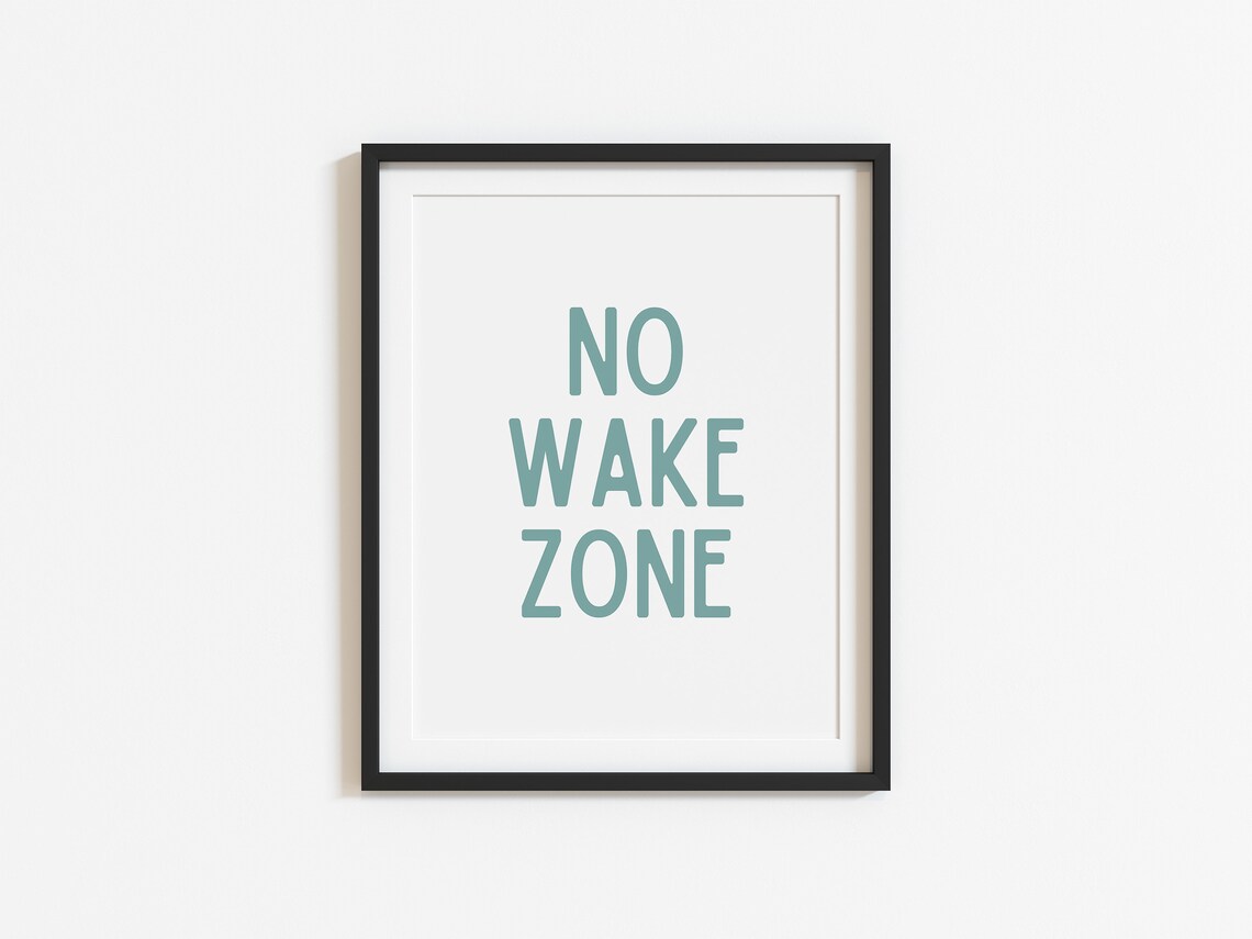 No Wake Zone Surf Nursery Decor Art Print - Image 2