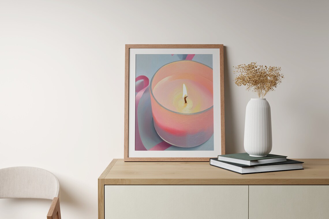 Coquette Girly Wall Art Print, Pink Aesthetic Trendy - Image 3